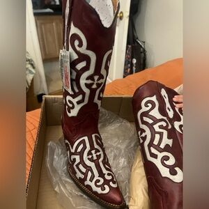 Women's Barcelona wine  Western Boots